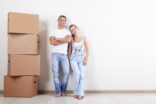 Professional movers assisting with a home relocation in Walthamstow