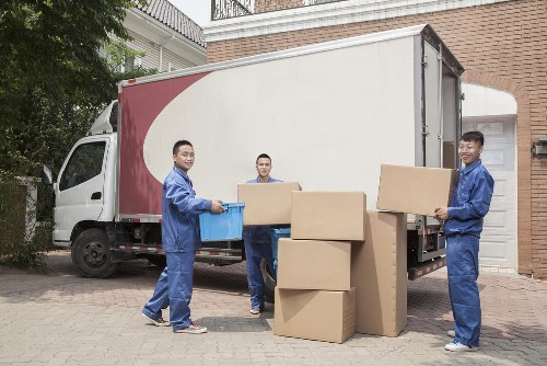 Professional movers handling furniture in Brunswick Park