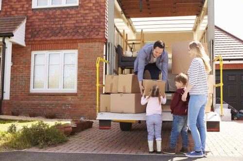 Truck loaded with belongings for a Chadwell Heath relocation