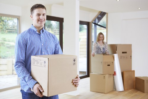 Packing process by a South Tottenham removal company