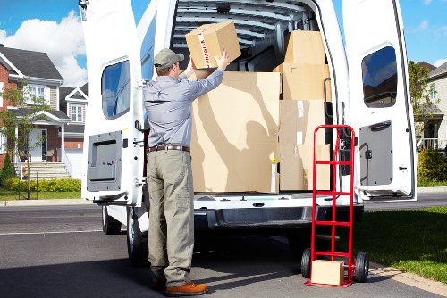 Efficient moving truck ready for transport in West Harrow