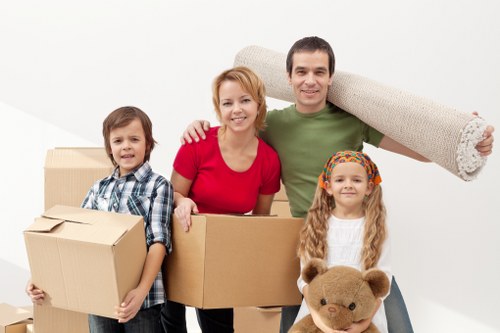 Expert removals staff handling delicate items during a move in Hampton.