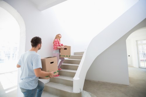 Van loaded with household items for relocation