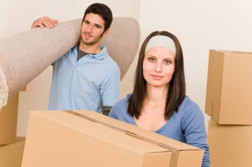 Efficient loading of belongings onto a moving truck