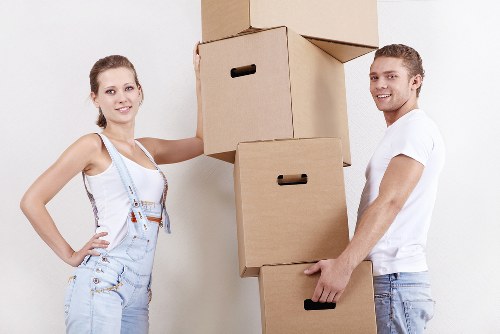 Man and Van team transporting furniture