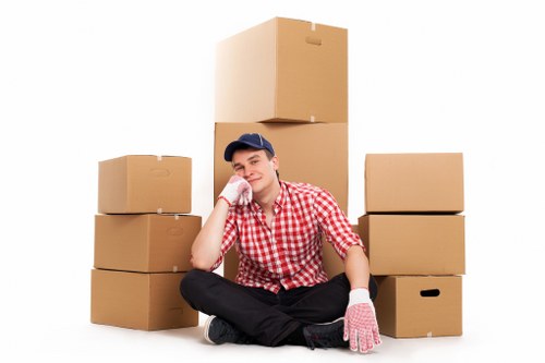 Stratford removals professionals handling fragile items